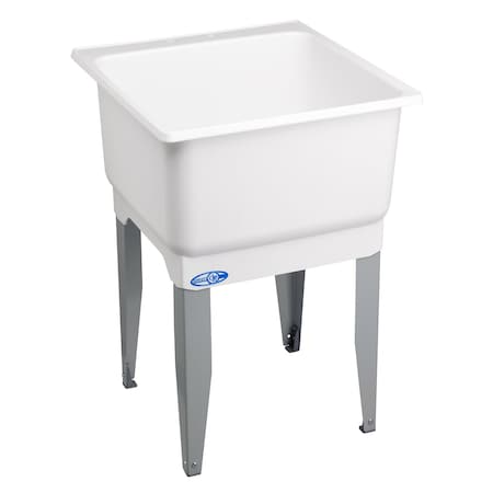 Mustee Utilatub 23 in. W X 25 in. D Single Polypropylene Laundry Tub 14K